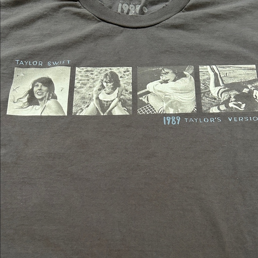 Taylor Swift TShirt Women’s 2XL Charcoal Taylor’s Version 1989 Concert Tee - Picture 2 of 9